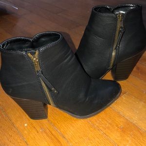 Charlotte Russe Black Booties